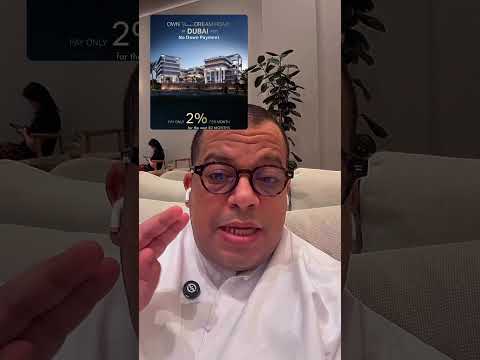 امتلك شقتك فـ دبي بلا دفعة أولى 💥 فقط بـ 2% شهرياً لمدة 50 شهر 🏙