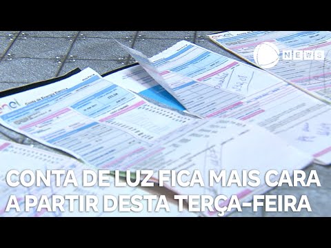 Conta de luz fica mais cara a partir desta terça-feira