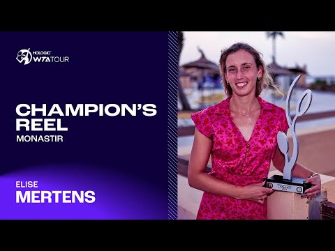 Elise Mertens wins BACK-TO-BACK titles in Monastir! 🏆🏆