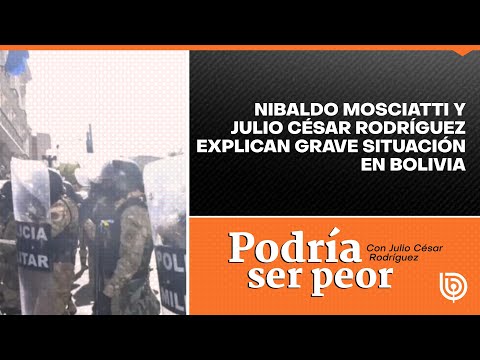 Nibaldo Mosciatti y Julio César Rodríguez explican grave situación en Bolivia