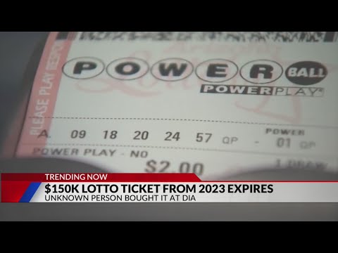 A $150K lotto ticket bought at the Denver airport just expired