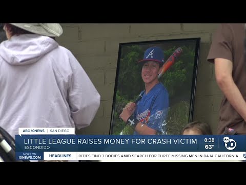 Escondido baseball community raises money for crash victim