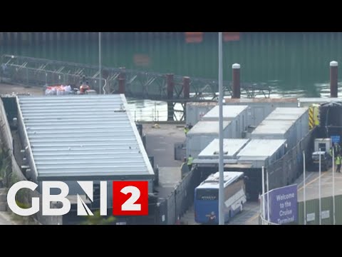 WATCH: Live scene at Dover as Starmer and Macron hammer out migrants deal