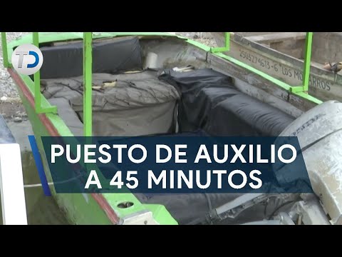 Reportan puesto de auxilio a 45 minutos en la presa