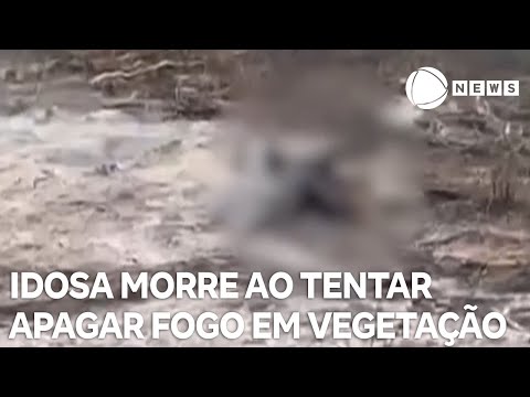 Idosa morre ao tentar apagar fogo em vegetação em Goiás