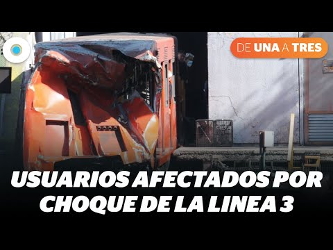 Miles de usuarios afectados por cierre de estaciones en la Linea 3 del metro