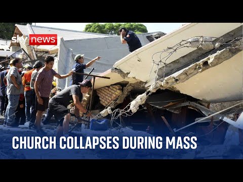 Mexico: Church collapses during mass killing several people