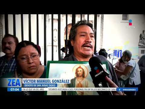 Devoto de San Judas Tadeo acude a ver la reliquia en CDMX para agradecer milagro | Francisco Zea