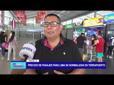 Trujillo: Precios de pasajes para Lima se normalizan en terrapuerto