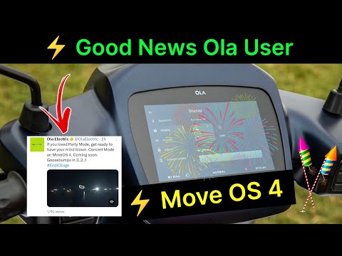 ⚡ Good News Ola Electric Scooter Move OS 4 | Ola electric scooter | Move OS 4.O | ride with mayur