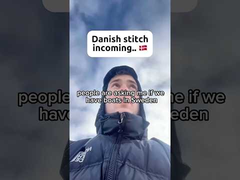 Swedish Guy On Danish Sea 🥶🇸🇪🇩🇰 #danish #sweden #denmark #swedish #rivalry #funny #epic #dansk