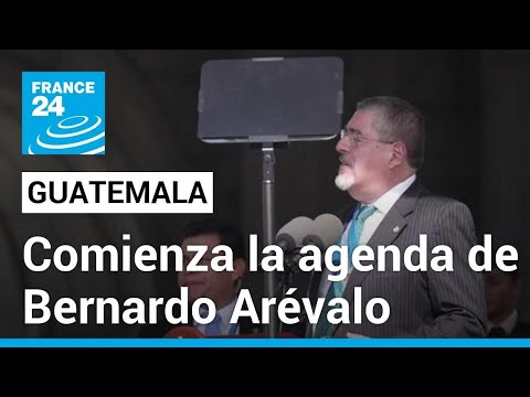 El presidente de Guatemala, Bernardo Arévalo, avanza en su agenda como nuevo mandatario