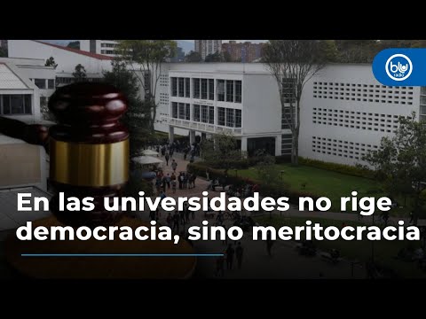 En las universidades no rige democracia, sino meritocracia: exrector de la Nacional Ignacio Mantilla