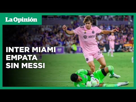 Inter Miami empató sin Messi y se alejó de los playoffs | La Opinión