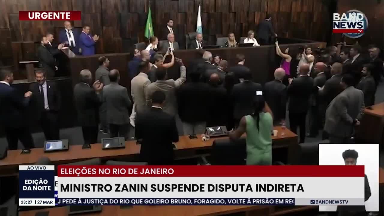 Zanin suspende eleição indireta para o Governo do Rio de Janeiro TV Online Zanin suspende eleição indireta para o Governo do Rio de Janeiro