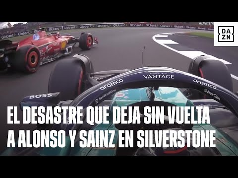 Las vueltas lanzadas arruinadas de Alonso y Sainz en la clasificación del GP de Gran Bretaña de F1