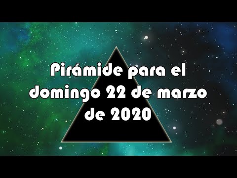 Pirámide para el domingo 22 de marzo de 2020 - Lotería de Panamá