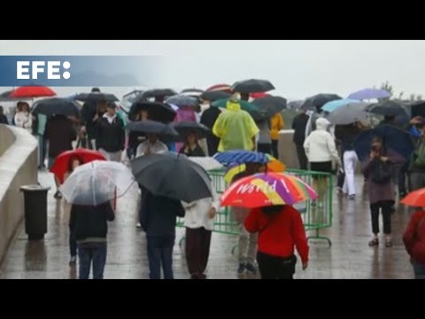 Así es el paso de la borrasca Berenice por España