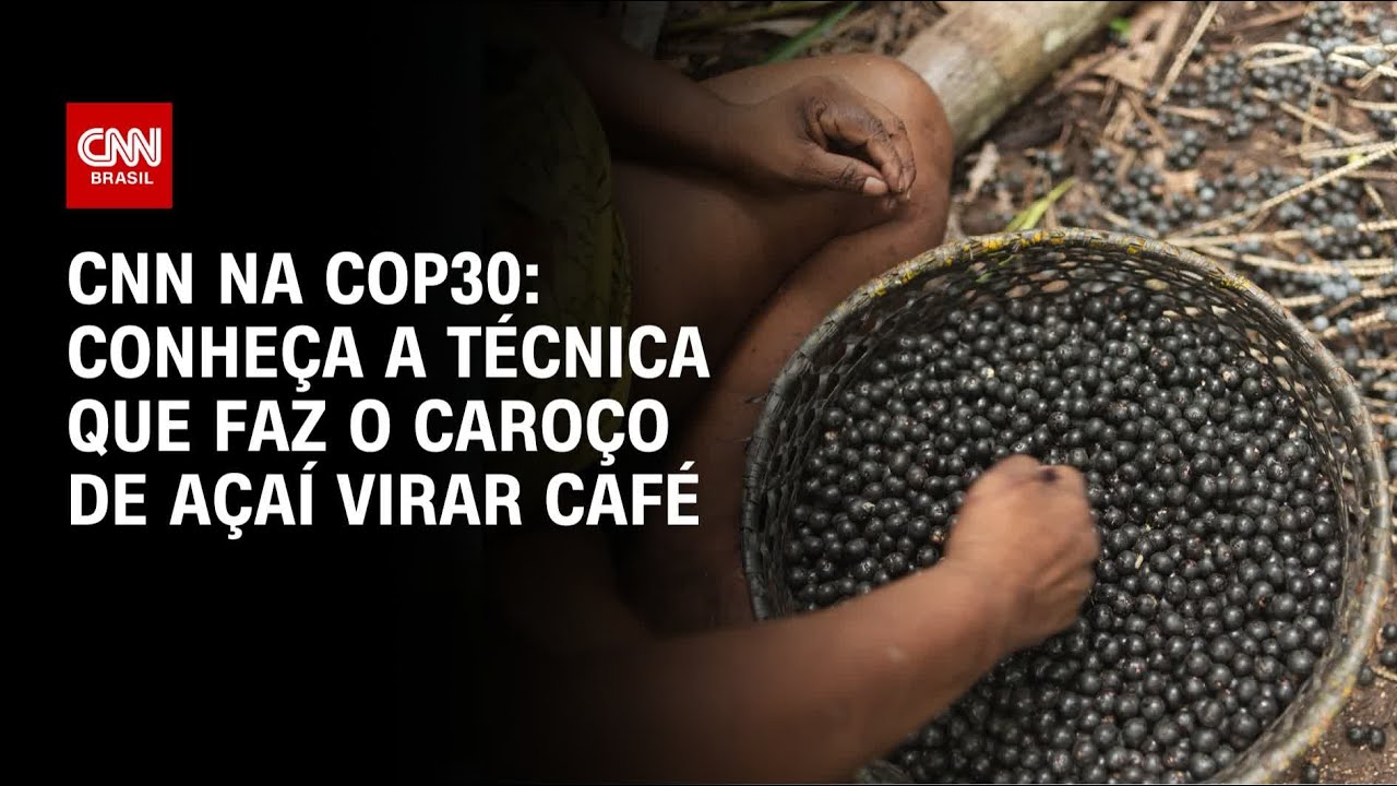 Bioeconomia Caroço de açaí vira café rico em aroma no Pará | CNN PRIME TIME