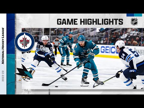 Jets @ Sharks 3/28 | NHL Highlights 2023