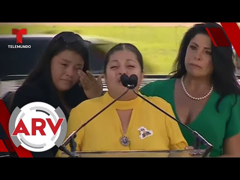 Familia de Vanessa Guillén se reúne con Trump y presenta proyecto de ley | Al Rojo Vivo | Telemundo