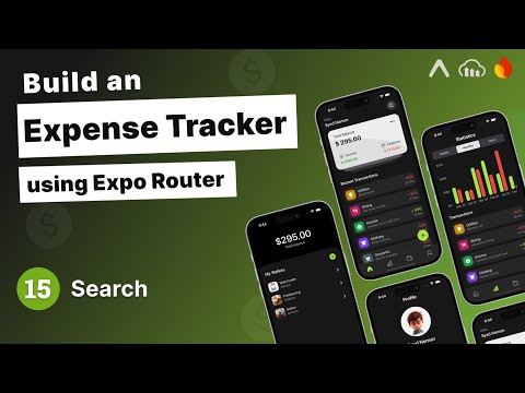 Build an Expense Tracker App with Expo Router #15 - Search