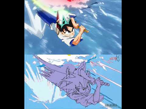 ⚡️ #YAIBAの現場 ビームを躱しながらかぐやに向かっていく刃⚡️