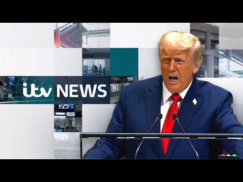 Watch LIVE Tuesday's ITV Evening News as Trump criticises the United Nations  | ITV News