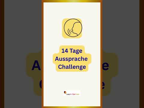 14-Day German Pronunciation Challenge(Get understood by EVERYONE! 🤫)