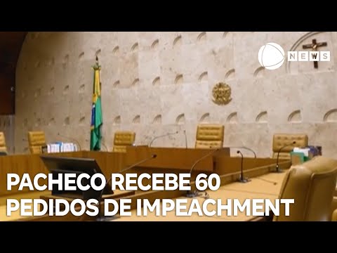 Rodrigo Pacheco recebe 60 pedidos de impeachment contra ministros do STF