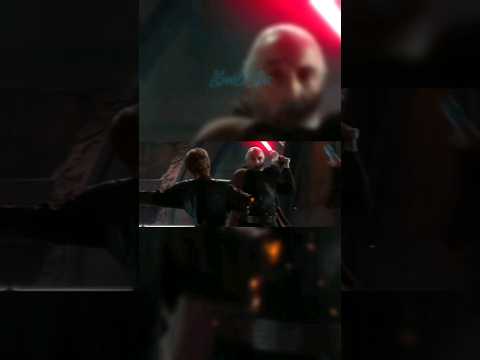 The fall of Anakin Skywalker! #starwars #darthvader #anakin #movieclips