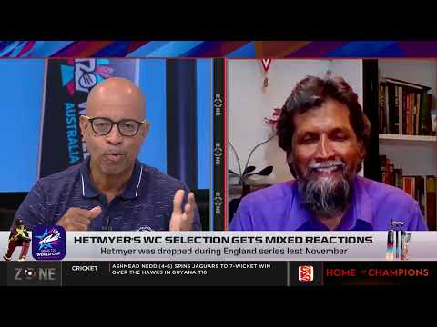 Hetmyer's WC selection gets mixed reactions | SportsMax Zone