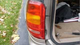 How To Change The Tail Light On A Ford Windstar You