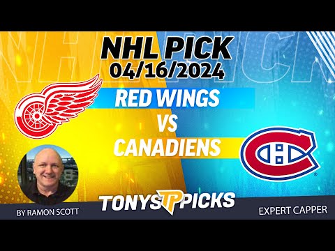 Detroit Red Wings vs Montreal Canadiens 4/16/2024 FREE NHL Picks and Predictions by Ramon Scott