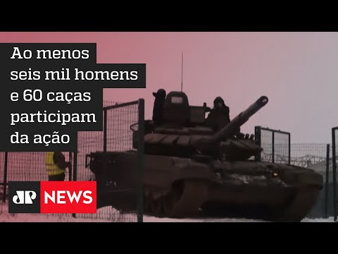 Rússia realiza exercícios militares na fronteira com a Ucrânia