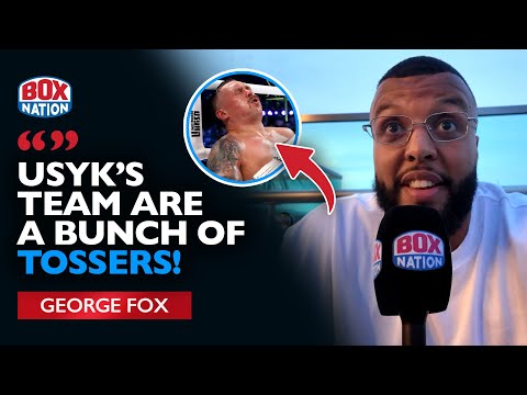 George Fox RIPS INTO Oleksandr Usyk Team After Heated Confrontation