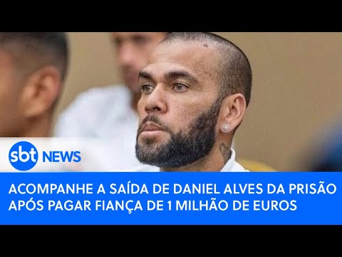 AO VIVO: acompanhe a saída de Daniel Alves da prisão após pagar fiança de 1 milhão de euros