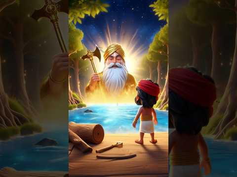 ईमानदारी की कहानी: श्याम और उसकी कुल्हाड़ी 🪓✨ #youtubeshorts #cartoon #animation #moralstories