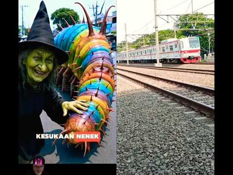 NENEK SIHIR DAN KERETA #halloween #funny