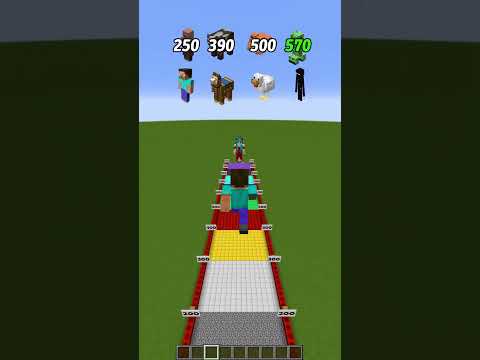 Minecraft long jump competition for a date !