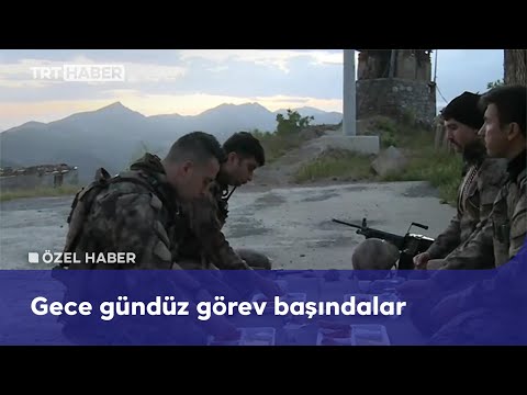 TRT Haber ekipleri, sınırın sıfır noktasında polislerle iftar yaptı