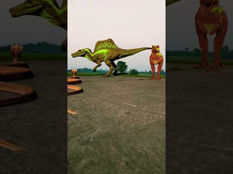 Big dinosaur Chase t-rex chasing part277#shorts #dinosaur #youtube #suprman #subscribe #dino