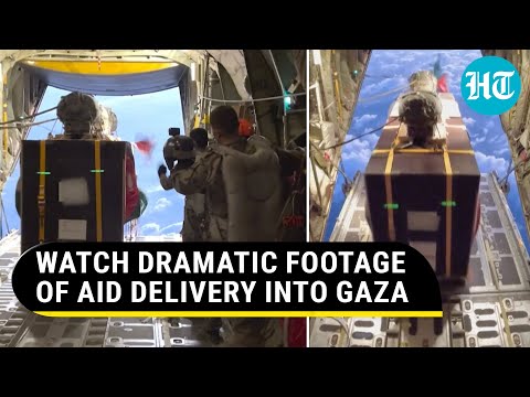 NATO Plane Enters Gaza; Carries Out 'Complex Operation' Of Aid Delivery Amid Israeli Attacks