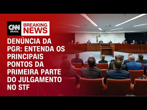 ​Denúncia da PGR: Entenda os principais pontos da primeira parte do julgamento no STF | BASTIDORES