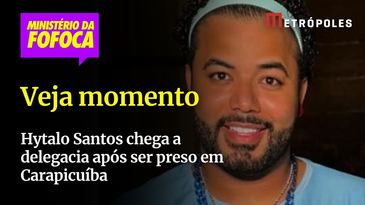 Veja momento em que Hytalo Santos chega a delegacia após ser preso em Carapicuíba