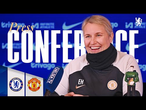 EMMA HAYES | Chelsea Women v Manchester United Women Press Conference | 18/01/24 | Chelsea FC