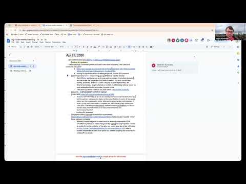 SIG Node Meeting for 2026-04-28