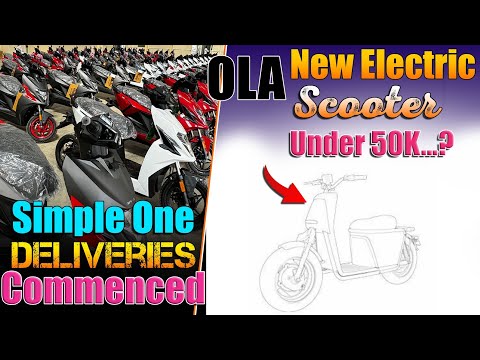 OLA New Electric Scooter - Under 50K? | Simple One Deliveries Commenced |  Electric Vehicles India