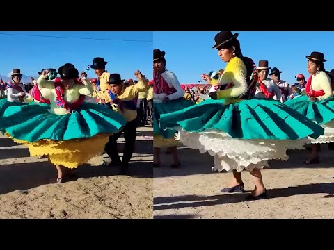 Hermosa Danza autóctona Moseñada de Copajira - Localidad de LAJA provincia Los Andes -
