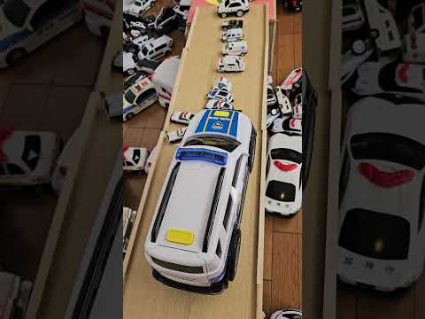 ミニパトカー vs 大型パトカー #おもちゃ